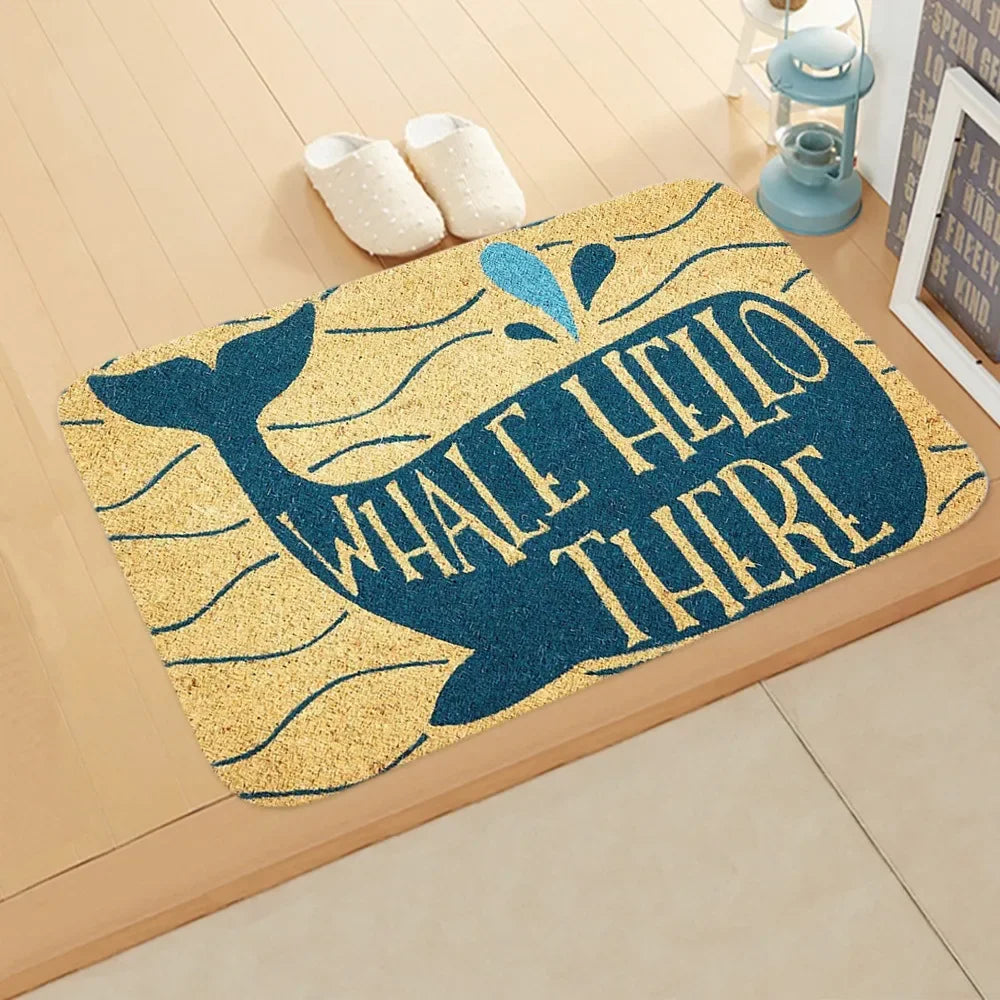 40x60cm Bathroom Kitchen Floor Mat Welcome Sweet Home Letter Front Door Mat Doormat Anti Slip Floor Mats For Living Rooms