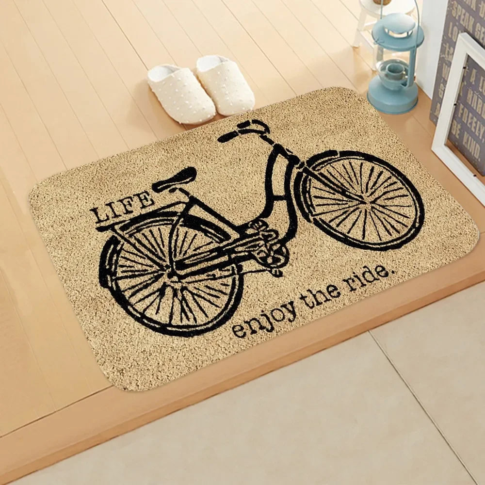 40x60cm Bathroom Kitchen Floor Mat Welcome Sweet Home Letter Front Door Mat Doormat Anti Slip Floor Mats For Living Rooms