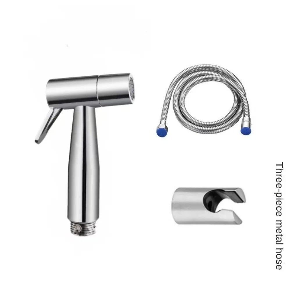 Stainless Steel Bidet Toilet Sprayer Kit Handheld Bathroom Toilet Bidet Sprayer Hand Sprayer Self Cleaning Hand Bidet Faucet