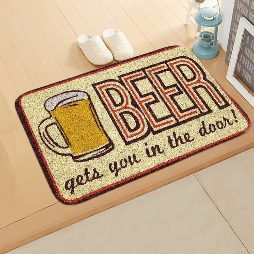 40x60cm Bathroom Kitchen Floor Mat Welcome Sweet Home Letter Front Door Mat Doormat Anti Slip Floor Mats For Living Rooms
