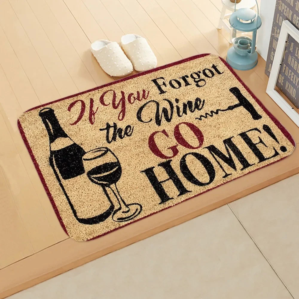 40x60cm Bathroom Kitchen Floor Mat Welcome Sweet Home Letter Front Door Mat Doormat Anti Slip Floor Mats For Living Rooms