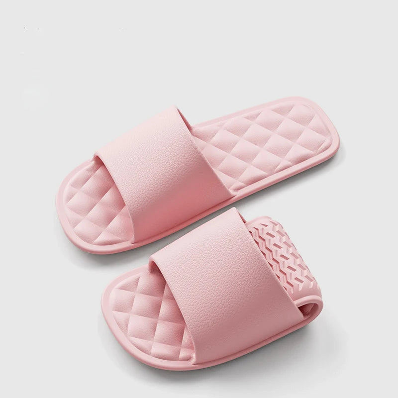 Men Women Portable Travel Slippers Foldable Eva Hotel Room Slides Couple Shoes Beach Sandals Lightweight Casual Slippers