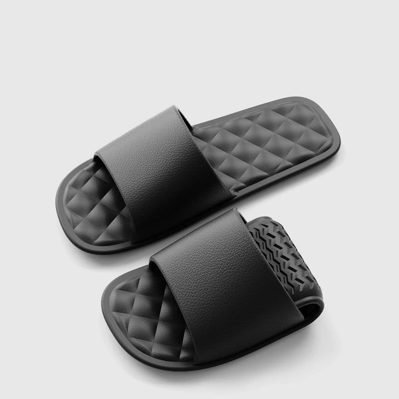 Men Women Portable Travel Slippers Foldable Eva Hotel Room Slides Couple Shoes Beach Sandals Lightweight Casual Slippers