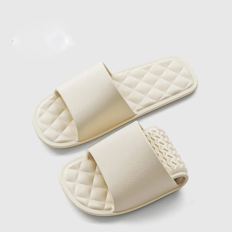 Men Women Portable Travel Slippers Foldable Eva Hotel Room Slides Couple Shoes Beach Sandals Lightweight Casual Slippers