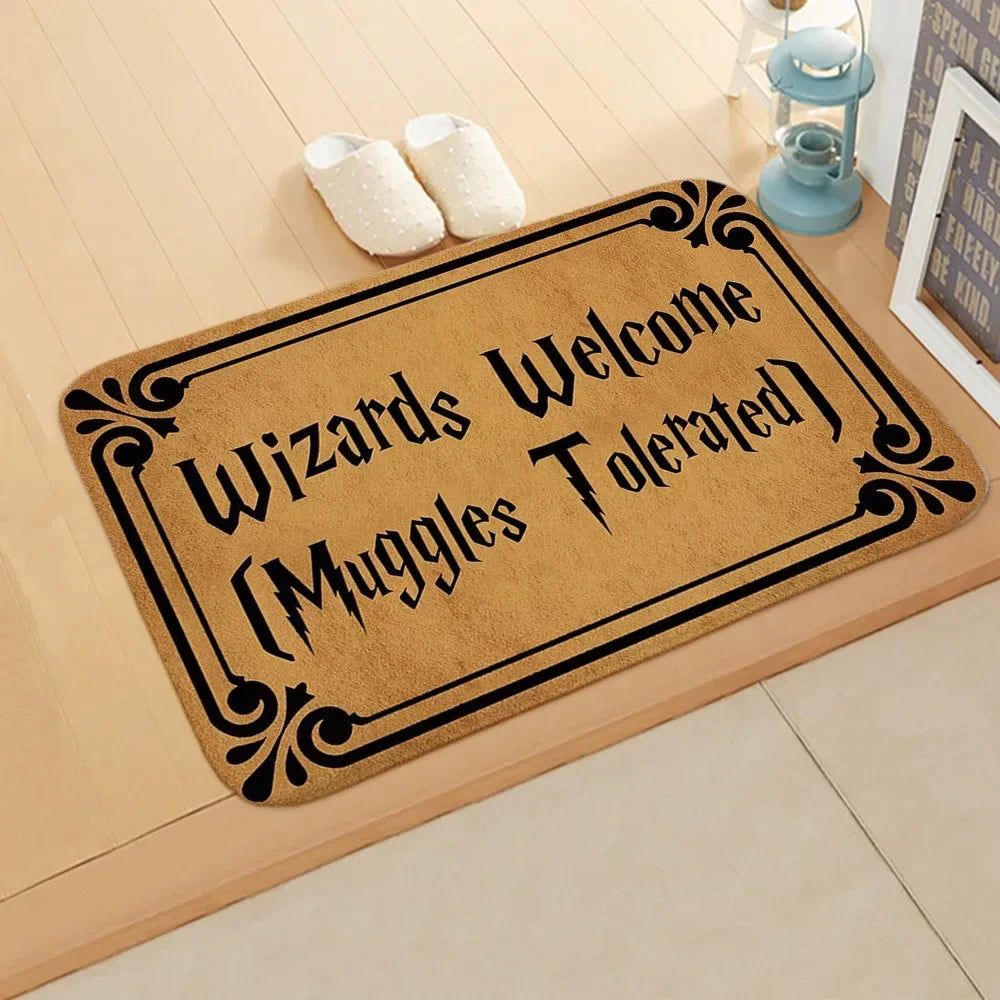 40x60cm Bathroom Kitchen Floor Mat Welcome Sweet Home Letter Front Door Mat Doormat Anti Slip Floor Mats For Living Rooms